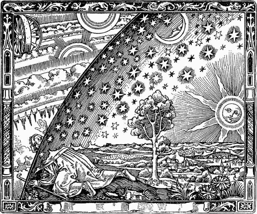 Unknown Artist Wood Engraving; First Appearance in Camille Flammarion L'Atmosphère: Météorologie Populaire