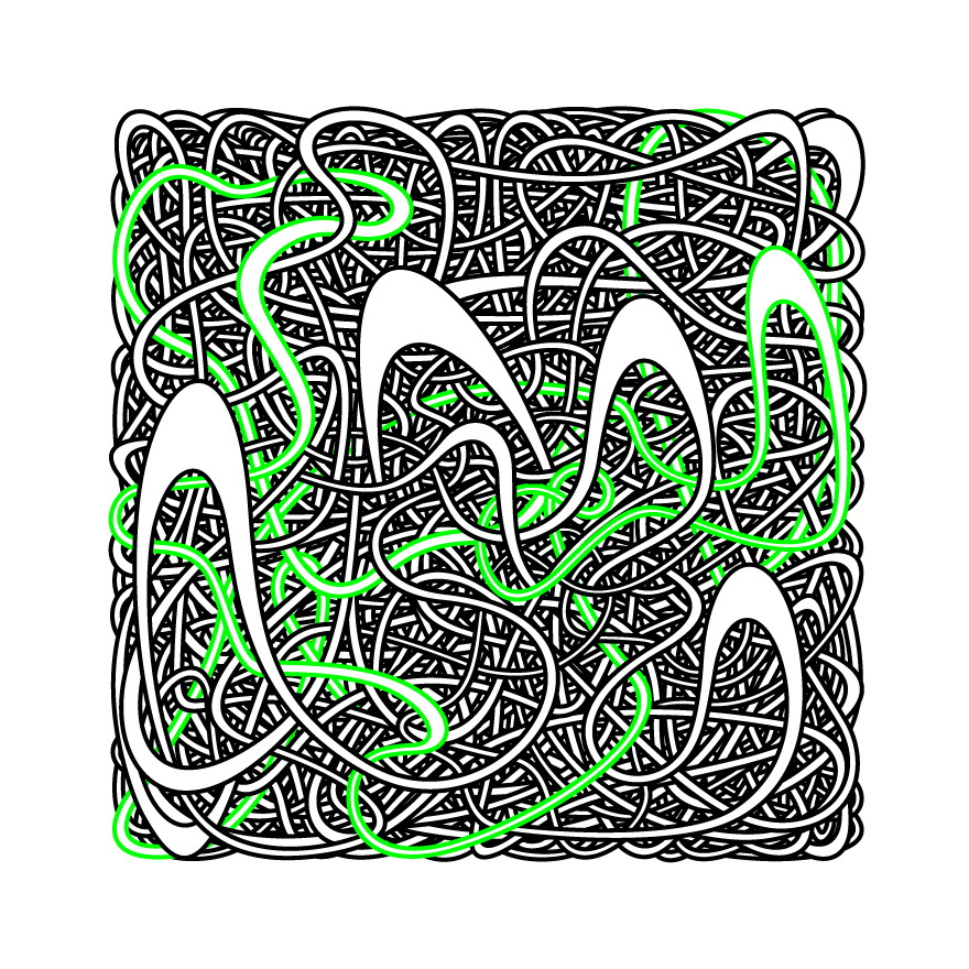 Pattern #0003 Green Line