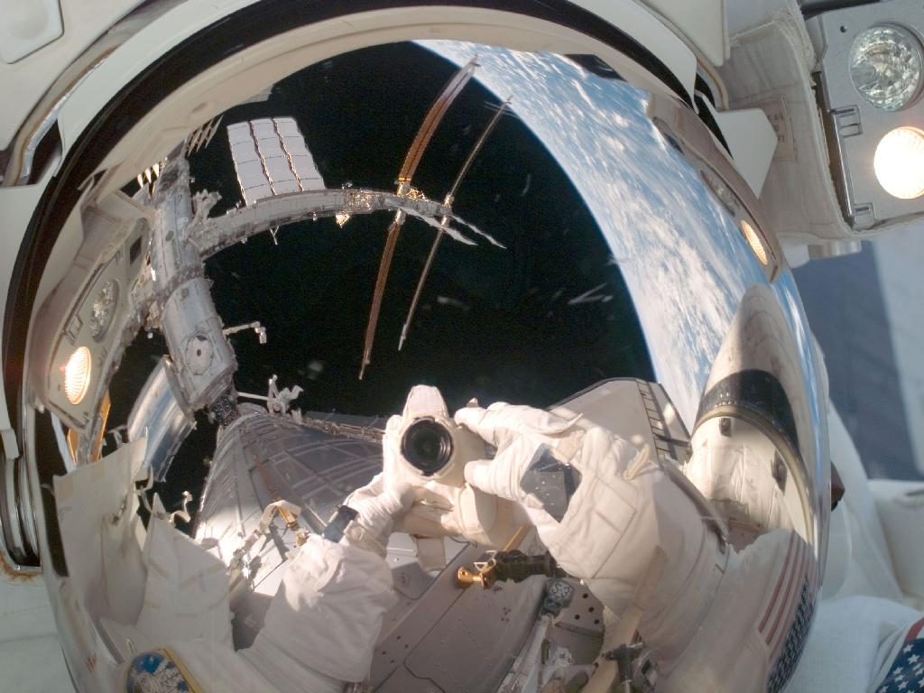 International Space Station Spacewalk (Image by NASA)