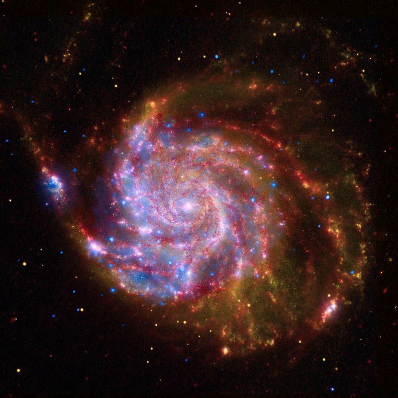 Messier 101 The Pinwheel Galaxy (Image by NASA)